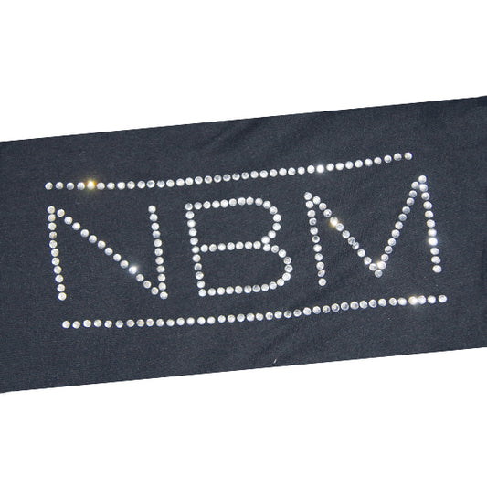 Strass Transfer - Logo NBM 4x2cm ABVERKAUF