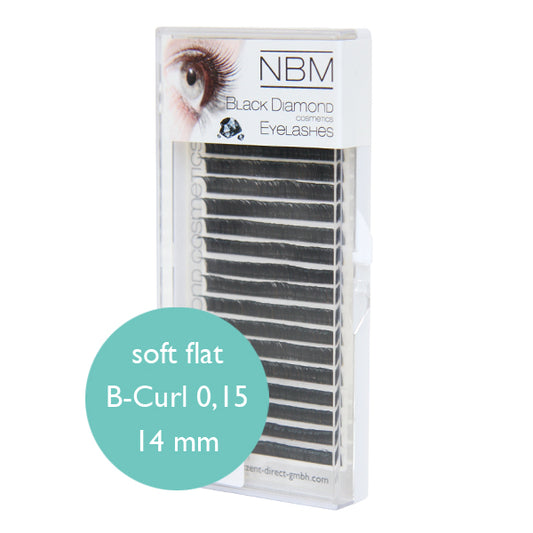 BDC Soft Flat Silk Lashes B-Curl 0,15 - 14 mm ABVE